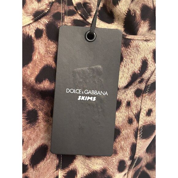 DOLCE&GABBANA X SKIMS BODY BODYSUIT SIZE MEDIUM NWT Authentic - Picture 8 of 10